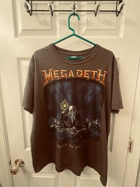 Vintage Megadeth - Rust In Peace Band Teeshirt - XL - 90’s Rock Band